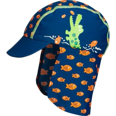 Abbildung von Playshoes Badekappe Kopfbedeckung Unisex Kinder,Krokodil,53