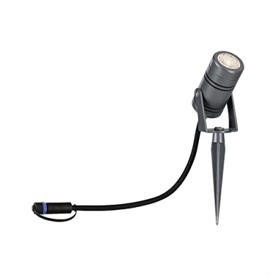 Abbildung von Paulmann 94367 Plug &amp; Shine LED Außenleuchte Gartenstrahler Radon IP65 3000K 11W Grau dimmbar Gartenbeleuchtung System Aluminium