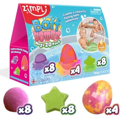 Abbildung von Zimpli Kids Baff Bombz Badebomben Mega Pack