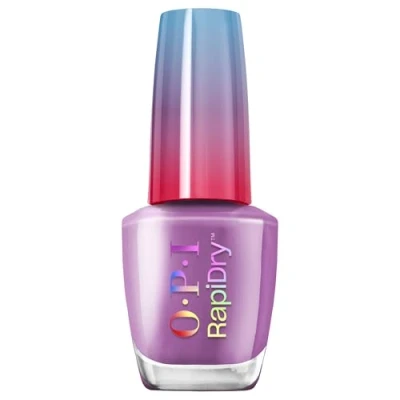 Abbildung von OPI RapiDry™ Quick Dry Lack Bright Back at It Lila Nagellack Veganer Wischfester &amp; Schnell Trocknender (9 ml)