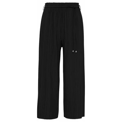 Abbildung von s.Oliver Black Label Damen 2166231 Plissee Hose, schwarz, 36
