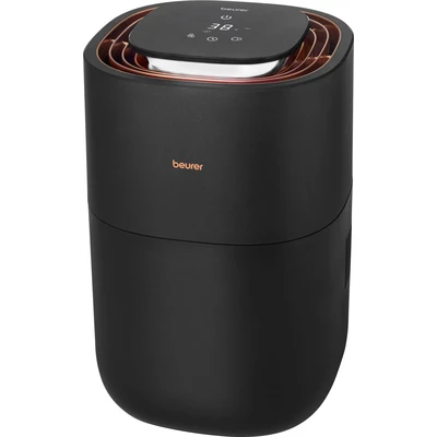 Abbildung von Beurer LB 300 Plus Luftbefeuchter mit energieeffizienter Kaltverdunstungstechnologie, farbiger Luftfeuchtigkeitsindikator, hygienische Filtertrocknungsfunktion, für Räume bis ca. 45m²