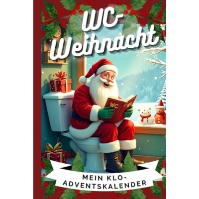 Abbildung von WC Weihnacht: Mein Klo Adventskalender Rätselspaß und lustige Fakten für 24 Sitzungen auf dem stillen Örtchen das etwas andere Geschenk Männer Frauen mit Humor