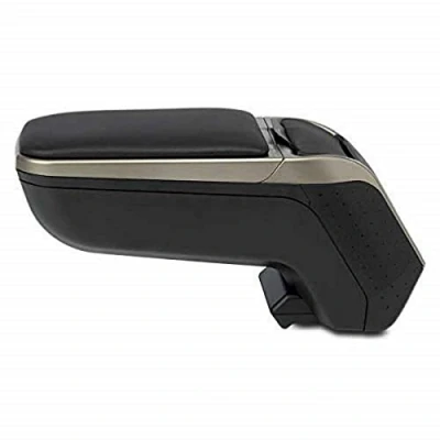 Abbildung von rati Armlehne Specific Schwarz/Grau Armster 2 für FIAT 500 (08 15). Mit Staufach und faltbar.