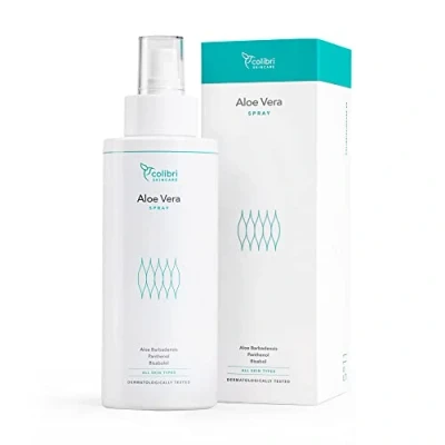 Abbildung von colibri skincare Aloe Vera Spray 250ml pflegt Haare, Gesicht und Körper Natürliche Haarpflege ohne Zusätze Made in Germany
