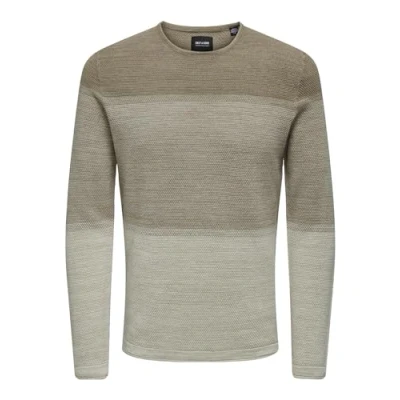 Abbildung von ONLY &amp; SONS Male Strickpullover Normal geschnitten Rundhalsausschnitt Pullover