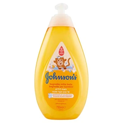 Abbildung von Johnson&#039;s Baby Mille Bubble Badebad für Kinder eine sanfte Reinigung, Babydusche mit Formel No More Tränen, Duschgel Neugeborene ohne Seife, Alkohol und Farbstoffe, 750 ml