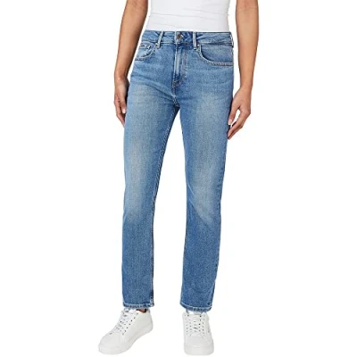 Abbildung von Pepe Jeans MARY Straight Leg, Damen, Größe: 25x28, Denim