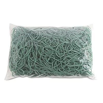 Abbildung von OFFICE PRODUCTS Gummibander Durchmesser: 100mm Farbe: Grün/Gewicht: 1000g 1 kg/Haushaltsgummi Gummiringe Gummi/Kautschuk 60% / Gummis für Zuhause Büro Schule