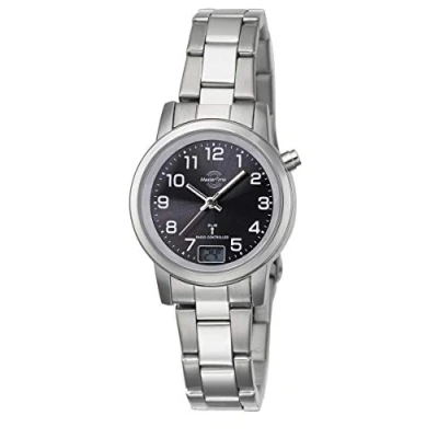Abbildung von Master Time Funk Quarz Damen Uhr Analog Digital mit Edelstahl Armband MTLA 10695 21M