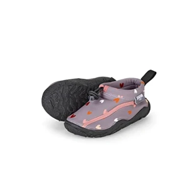 Abbildung von Sterntaler Jungen Mädchen Aquaschuh Herz Flacher Slipper, lila, 27/28 EU