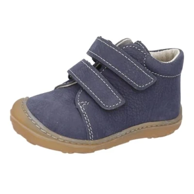 Abbildung von RICOSTA Unisex Stiefel Chrisy, Baby und Kleinkinder Lauflernschuhe, Weite: Weit, lose Einlage, terracare, Klettstiefel, Booties, Leder, See (170), 21 EU