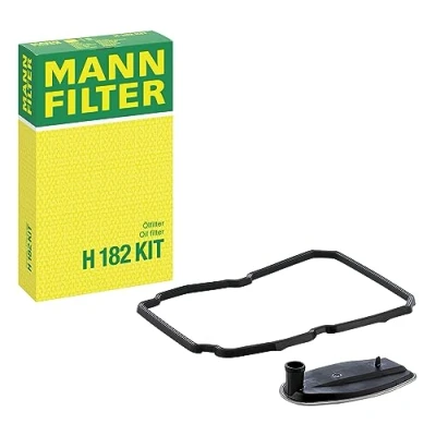 Abbildung von MANN FILTER Für Automatikgetriebe H 182 KIT Ölfilter Getriebefilter mit Ölwannendichtung PKW und Busse
