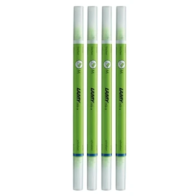 Abbildung von LAMY ink x 4er Set Tintenlöscher aus Kunststoff mit Löschspitze und Korrekturspitze ausschließlich zum Löschen von königsblauer Tinte