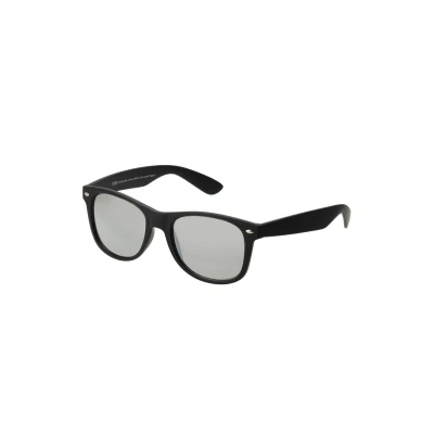 Abbildung von Urban Classics Sunglasses Likoma Mirror WITH Chain Sonnenbrille, Herren, Größe: One Size, Black/silver