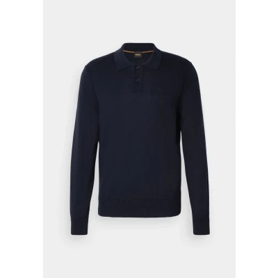 Abbildung von BOSS AVAC Strickpullover, Herren, Größe: Medium, Dark blue
