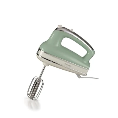 Abbildung von Ariete 1548 Handmixer Vintage, 450 W, 5 Geschwindigkeiten, Turbo Funktion, 2 Schneebesen, Grün