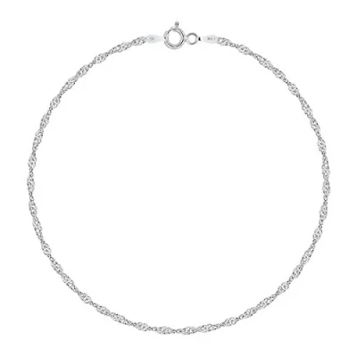 Abbildung von Planetys Singapurkette Armband 925 Sterling Silber Rhodiniert2 mm Breite