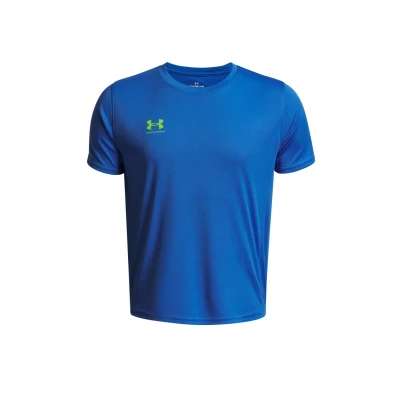 Abbildung von Under Armour Challenger Training Sport Tshirt Blue atlantis für Kinder, Größe: 149 160,