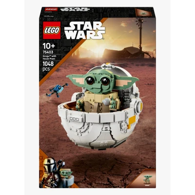 Abbildung von LEGO Star Wars TM 75403 Grogu in seiner Repulsorwiege