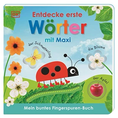 Abbildung von Mein buntes Fingerspuren Buch. Entdecke erste Wörter mit Maxi: Pappbilderbuch ab 18 Monaten