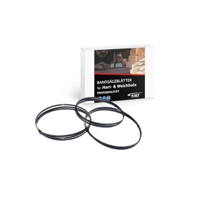 Abbildung von SMI 3er SET Holz Bandsägeblatt 1400 x 6 0,65 mm ZpZ z.B für Scheppach HBS30 Sägeband