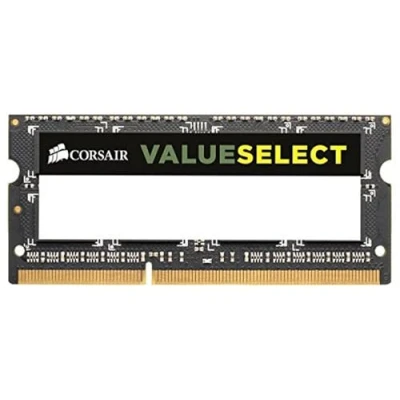 Abbildung von Corsair Value Select SODIMM 4GB (1x4GB) DDR3 1333MHz C9 Speicher für Laptop/Notebooks Schwarz