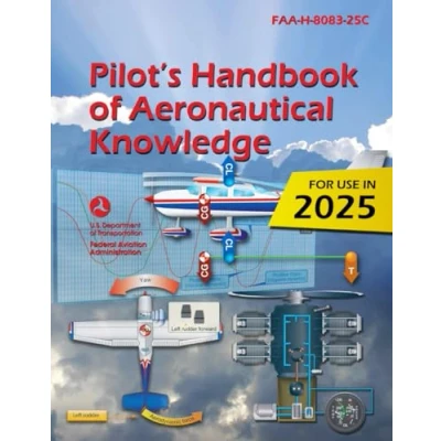 Abbildung von 2023 Pilot’s Handbook of Aeronautical Knowledge FAA H 8083 25C (Color Print)