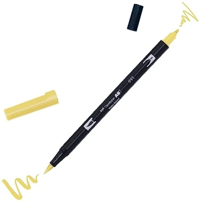 Abbildung von Tombow ABT 991 Fasermaler Dual Brush Pen mit zwei Spitzen, light ochre
