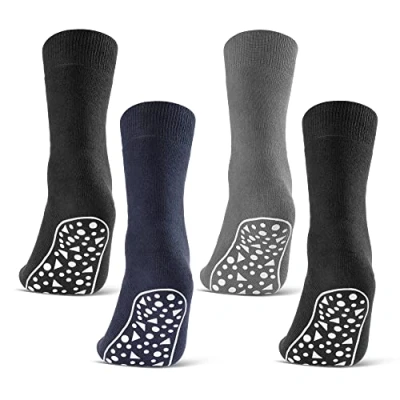 Abbildung von 2 4 6 Paar ABS Socken Damen Herren Anti Rutsch Stoppersocken 21395 WP (2 35 38)
