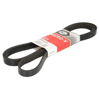 Abbildung von GATES Micro V 6PK2520 Keilrippenriemen 2520 6 Polyester, EPDM (Ethylen Propylen Dien Kautschuk) VOLKSWAGEN: Crafter 30 50 Van, 35 Minibus