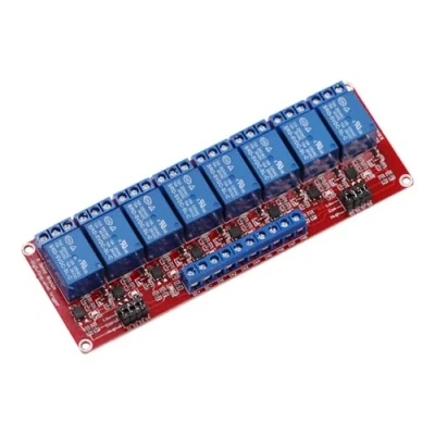 Abbildung von GERUI 8 kanal Relaismodul 12V/24 Relaisschalter mit OPTO Isolierung High Low Level Trigger Relais Modul OptokopplerUnterstützung Hoch und Niedrig (12V)