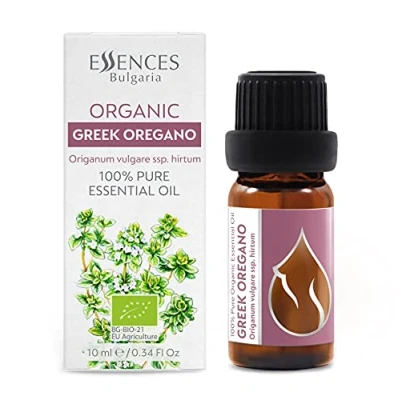 Abbildung von Essences Bulgaria BIO Berg Oregano Öl 10ml Origanum vulgare var. hirtum 100% Naturrein Unverdünnt zertifiziert Spitzenqualität aus Familienbetrieb Ohne Gentechnik Vegan