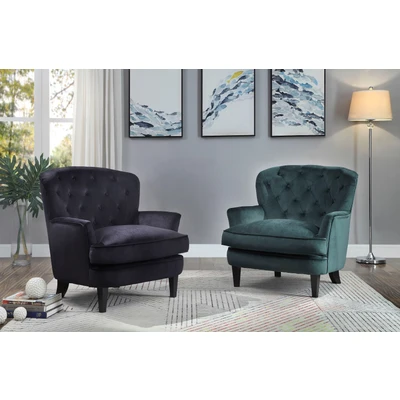 Abbildung von Atlantic Home Collection Sessel, LEO Waldgrün, Taschenfederkern