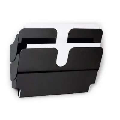 Abbildung von Durable Prospektspenderset FlexiPlus 2 A4 Querformat, 1 Set, schwarz, 1709014060