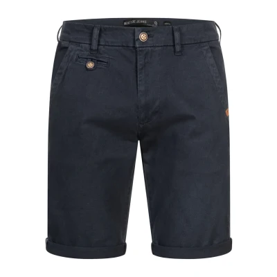 Abbildung von Indicode Jeans Casual FIT Shorts, Herren, Größe: Small, Blau navy