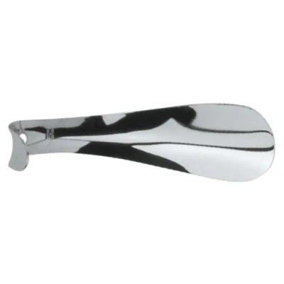 Abbildung von nico Schuhanzieher Schuhlöffel Anziehhilfe Metall mit Haken 15cm zum aufhängen