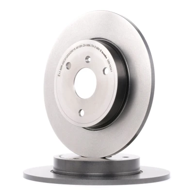 Abbildung von BREMBO COATED DISC LINE 08.8163.21 Bremsscheibe 280 9,6 3 voll beschichtet hochgekohlt mit Schrauben SMART: Fortwo II Coupe, Convertible