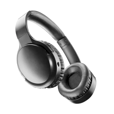 Abbildung von Music Sound VIBRA Kabelloses Bluetooth Headset mit aktiver Geräuschunterdrückung Unterdrückt Umgebungsgeräusche Verstellbarer Kopfbügel 35 Stunden Spielzeit Schwarz