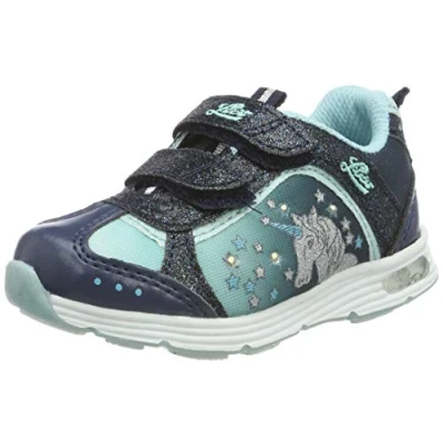 Abbildung von Lico Mädchen Unicorn V Blinky Sneaker, Marine Türkis, 28 EU