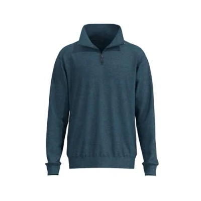 Abbildung von Trigema Herren Sweatshirt mit Reißverschluss