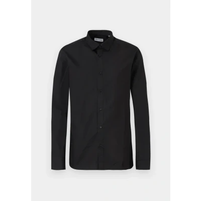 Abbildung von Jack &amp; Jones Jjjoe Plain Businesshemd, Herren, Größe: Medium, Black