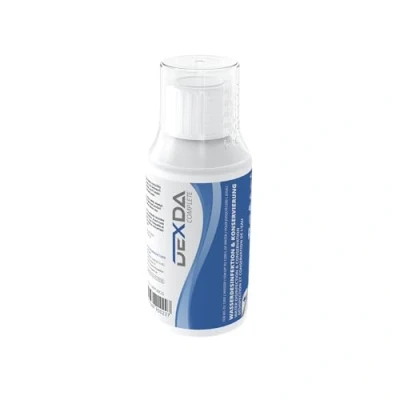 Abbildung von WM aquatec DEXDA Complete 120 ml zur Trinkwasserdesinfektion &amp; Wasserkonservierung für Camping, Wohnmobile, Boote UVM. konserviert insgesamt 1.200 Liter Trink Tankwasser Made in Germany