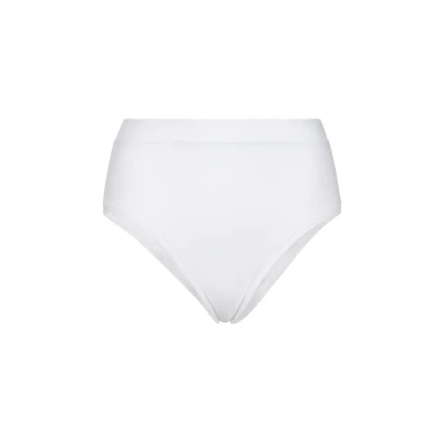 Abbildung von Lascana LSCN BY Highwaist Bikinihose, Damen, Größe: 34, White