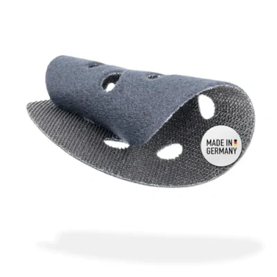 Abbildung von DFS Schutzauflage 125mm 8 Loch Klett Schutz Pad für Schleifteller/Stützteller bessere Haftung von Schleifscheiben