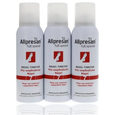 Abbildung von Allpresan Fuß spezial Nr. 7 Nageltinktur für Pilz empfindliche Nägel Zur therapiebegleitenden Pflege bei Nagelpilz 125 ml (3)
