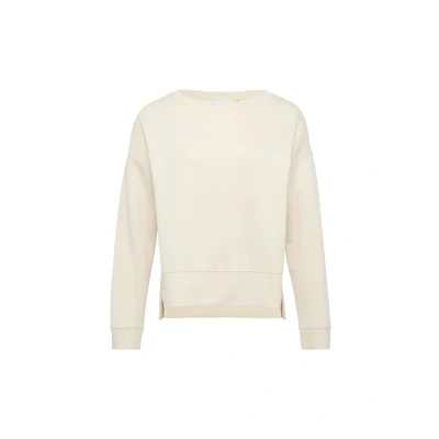 Abbildung von comma casual identity Weiches MIT Seitlichen Schlitzen Sweatshirt, Damen, Größe: 34, Helles beige