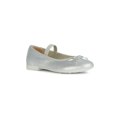 Abbildung von Geox Riemchenballerina für Kinder, Größe: 26, Silver Schuhe