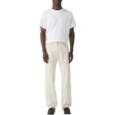 Abbildung von Levi&#039;s 555 Relaxed Straight Stoffhose, Herren, Größe: 33x34, Ecru fusion ltwt