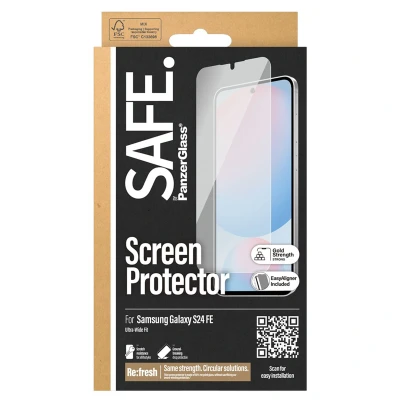 Abbildung von SAFE by PanzerGlass Displayschutzglas »Ultra Wide Fit Screen Protection«, Displayschutzfolie, Schutzfolie, Bildschirmschutz, kratz &amp; stoßfest